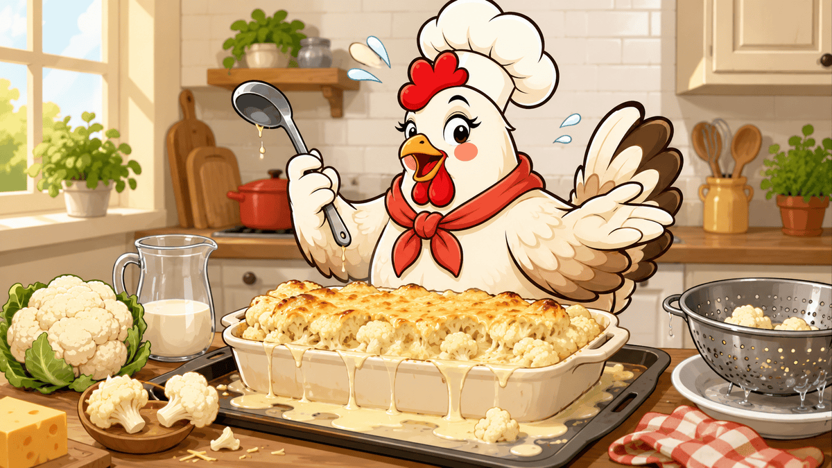 Pourquoi votre gratin de chou fleur rend trop d&rsquo;eau (et comment l&rsquo;éviter) ?