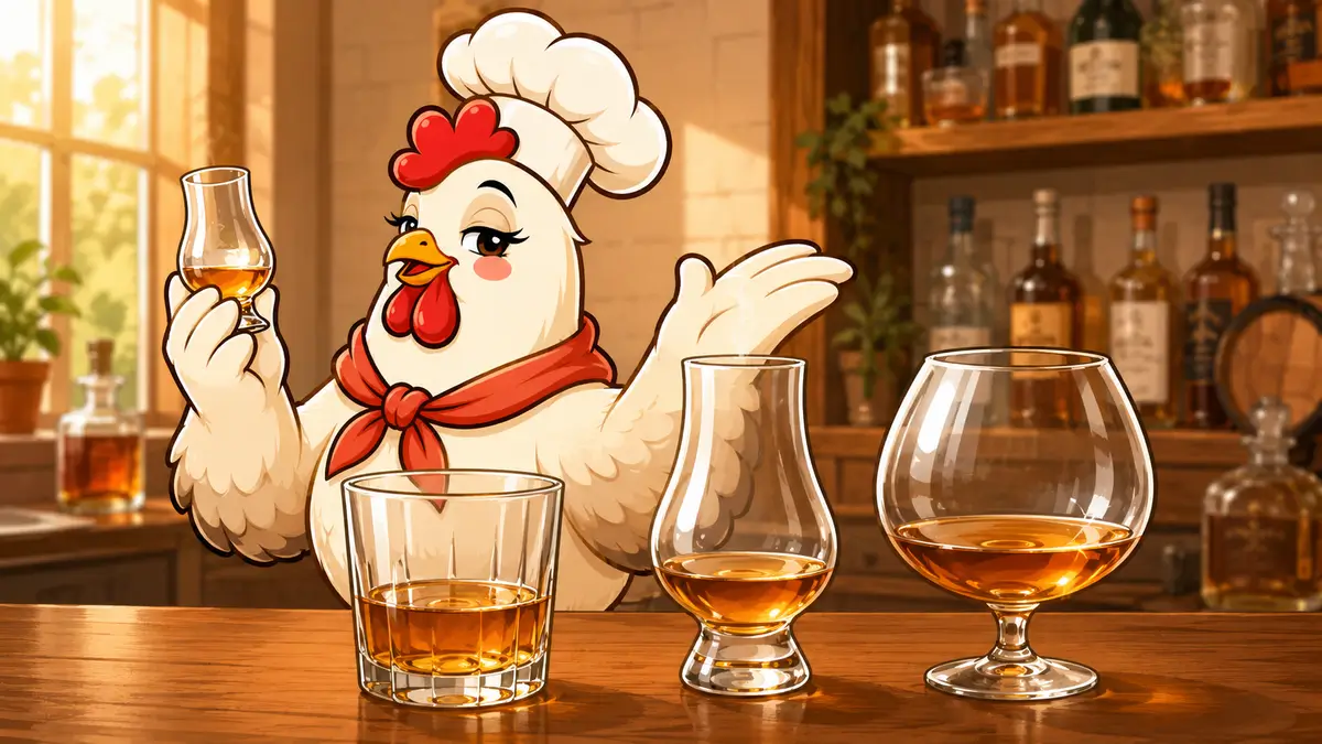 Verre à whisky : les différences entre tumbler, Glencairn et verre ballon