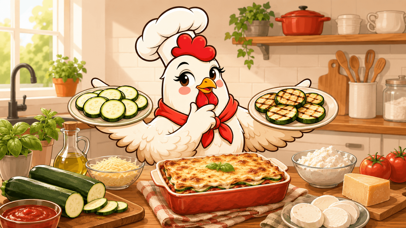 Lasagne de courgette : faut-il précuire les courgettes ?