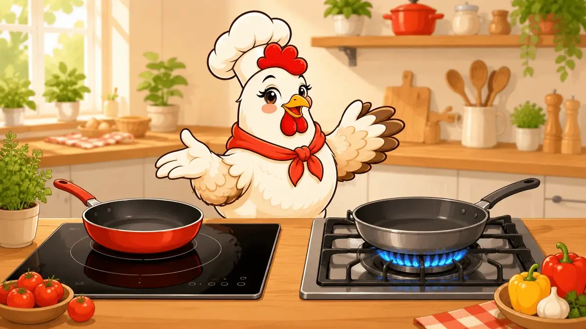 Piano de cuisson à induction ou gaz : le match des chefs