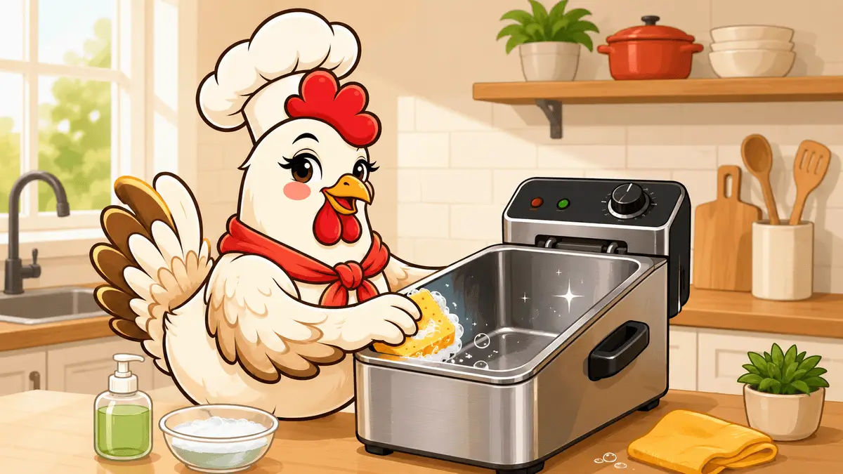 Les astuces efficaces pour nettoyer une friteuse sans galérer