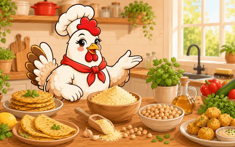 Farine de pois chiche : valeurs nutritionnelles et bienfaits