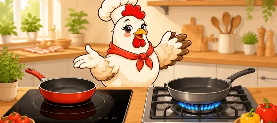 Piano de cuisson à induction ou gaz : le match des chefs