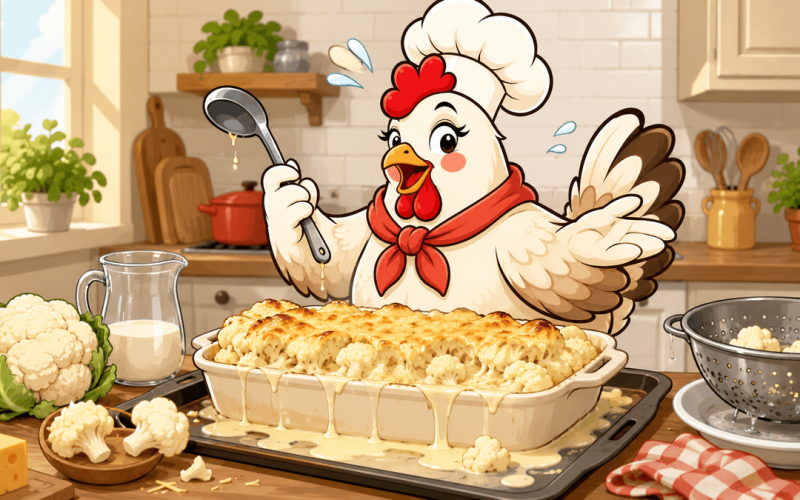 Pourquoi votre gratin de chou fleur rend trop d&rsquo;eau (et comment l&rsquo;éviter) ?