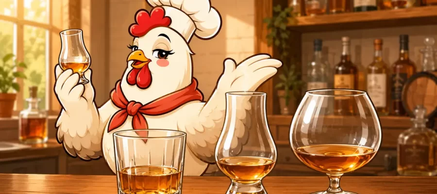 Verre à whisky : les différences entre tumbler, Glencairn et verre ballon